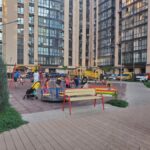 одна из детских площадок нашего ЖК