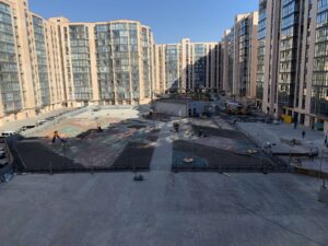 Благоустройство второй части двора